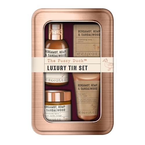 Baylis & Harding The Fuzzy Duck Bergamot, Hemp & Sandalwood Men's Luxury Gift Set - Vegan Friendly (Pack of 1)