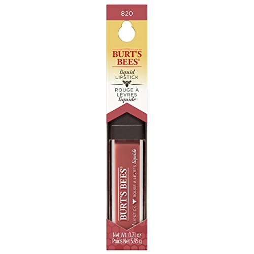 Burt's Bees 100% Natural Moisturizing Liquid Lipstick, Coral Cove - 1 Tube