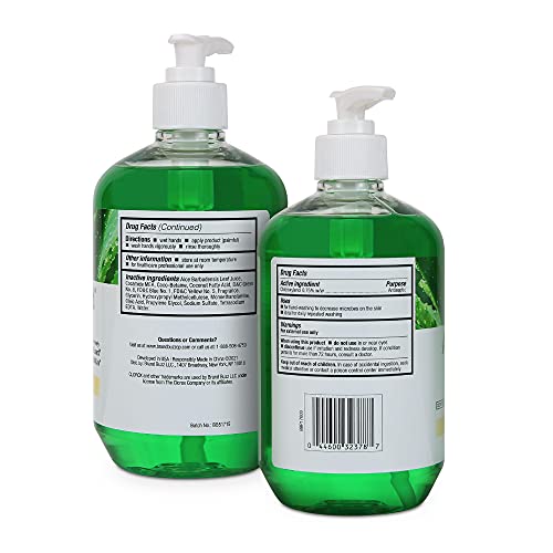 Clorox Healthcare AloeGuard Antimicrobial Liquid Hand Soap with Pump, Gentle and Moisturizing Hand Soap Bottle with Aloe Vera - Handwash for Healthcare & Everyday Use, 18 Fl Oz