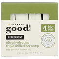 ALAFFIA Peppermint Good Soap Value Pack 4 Count, 20 OZ