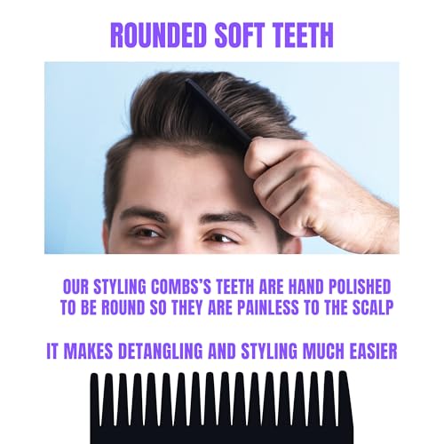 Sandalwood Mustache Wax Kit ? Classic Scented Wax with Extra Strong Hold, 5.5" Folding Comb & 5" Fine/Coarse Travel Comb