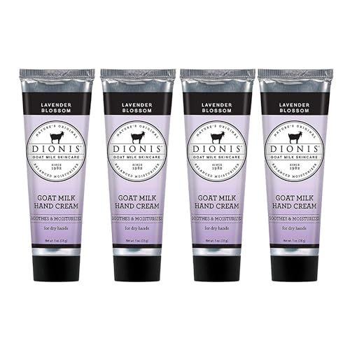 Dionis Goat Milk Hand Cream Lavender Blossom 1 oz (Pack of 4)