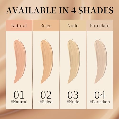 Air Brush Makeup Foundation Lightweight Breathable Spray Foundation Makeup for Mature Skin-02 Beige