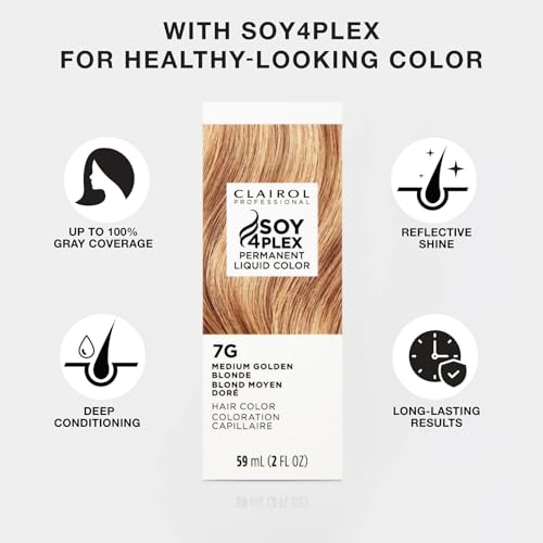 Clairol Professional Permanent Liquicolor for Medium Blonde to Neutral Blonde Hair Color with 100% Gray Coverage | Packaging May Vary