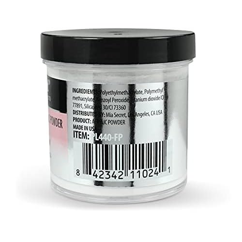 Mia Secret Frosted Pink Acrylic Powder (PL0-FP), 4 Ounce