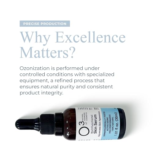 Skin Oil - Multifunctional Skin Care - Revitalization, Nourishment and Hydration - Active Ozone Therapy - High-Performance Natural Treatment - All Skin Types - 1.01 Fl Oz