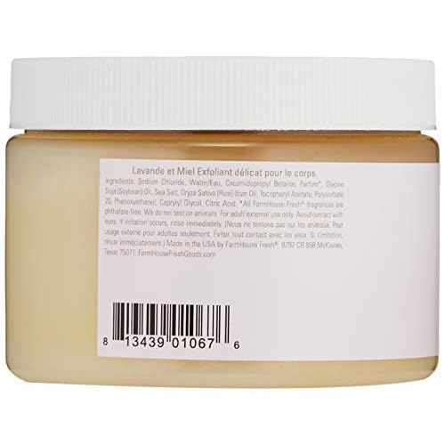 Farmhouse Fresh Honey-Lavender Fine Grain Salt Scrub 13.6 oz.