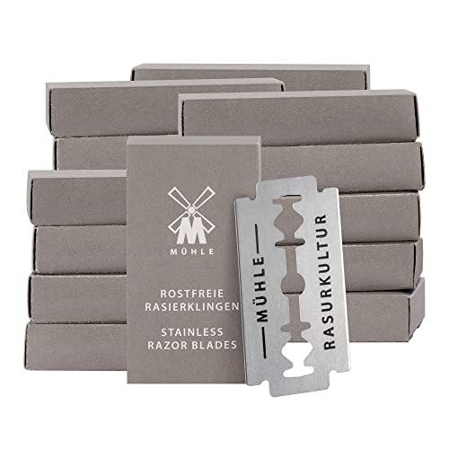 M?HLE Stainless Steel Safety Razor Blades | 200 Pack