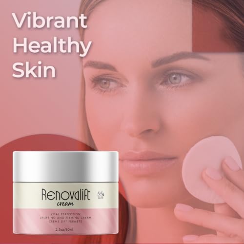 (2 Pack) Renovalift Face Cream, Renovalift Skin Cream with All Natural Ingredients, Advanced Facial & Neck Moisturizer with Premium Uplifting & Firming Cr?me for Women Supporting Healthy Skin (5 oz.)