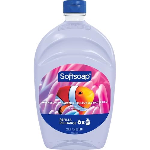 Softsoap Liquid Hand Soap Refill, Aquarium Series - 50 Fluid Ounce (Pack of 2)