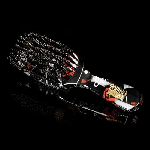 Torino Pro Wave Brush #257-7 Row Extra Hard bristles Shower brush -Reinforced Bristles - Great for wolfing and Thick Hair- 360 Waves