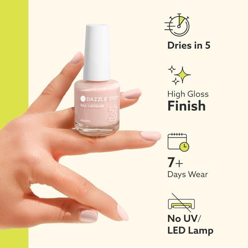 Dazzle Dry Nail Lacquer (Step 3) - Passionate Red - A deep red wine with a dark twist. (0.5 fl oz)