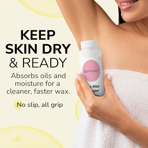 Pre Wax Powder 8 oz ? Talc Free Powder to Prepare & Protect Skin for a Smooth Base ? Absorbs Oils & Moisture - Fragrance & Aluminum-Free ? With Corn Starch, Sodium Bicarbonate, Hydrated Silica