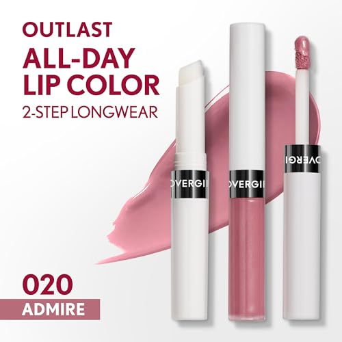 COVERGIRL Outlast All-Day 020 Admire & 010 Sugey Girl 24-Hour Lip Color Bundle