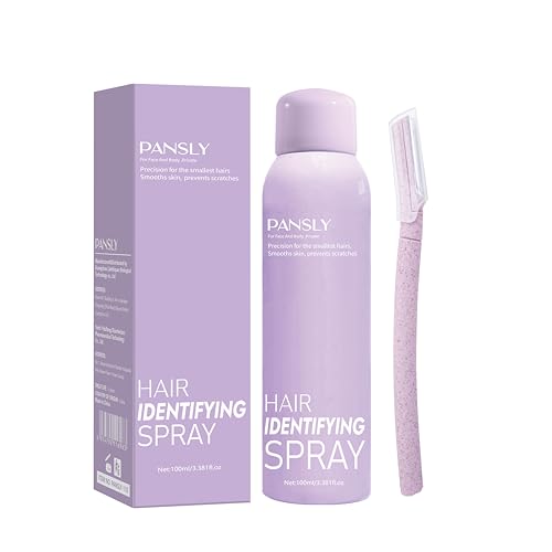 Newly upgraded 2025 Hair Identifying Spray Kit, Moisturizing&Smoothing skin &Hair Reducing Skin Care Dermaplaner Spray Set for Women Men 100ML