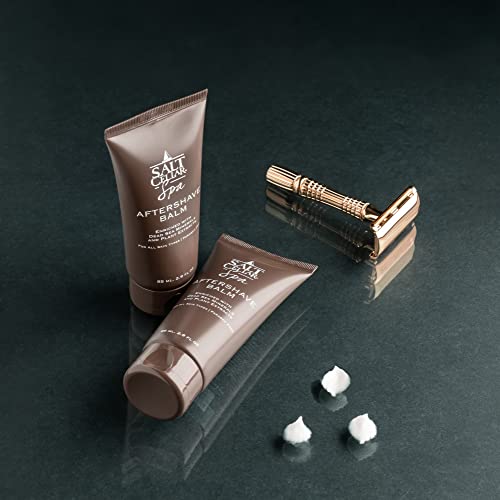 Salt Cellar Dead Sea Aftershave Balm ? All-Natural Men¡¯s After Shave with Botanical Extracts. Soothes Razor Burn, Hydrates Skin, and Absorbs Fast. Paraben-free. (Pack of 1, Dead Sea Minerals)
