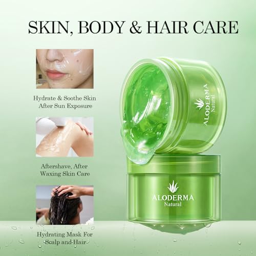 All Purpose Aloe Vera Gels Set - 3 Pieces - 2 x Hydrating 200g Aloe Vera Gel and 114g Aloe Vera Gel