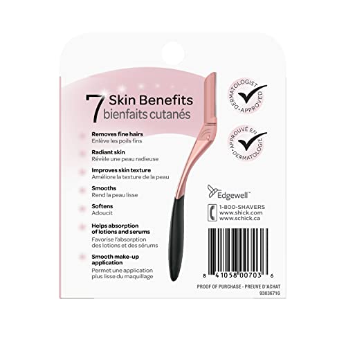 Schick Hydro Silk Dermaplaning Wand Refill Blades ? Refills, 6 Professional Style