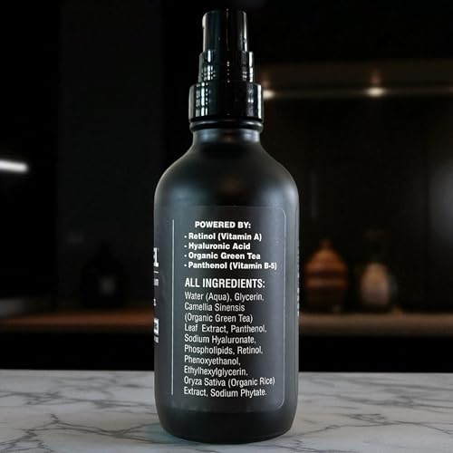 BLACKSTEEL Men¡¯s Anti-Aging Face Serum with Retinol & Hyaluronic Acid | 4 oz (2-Pack)