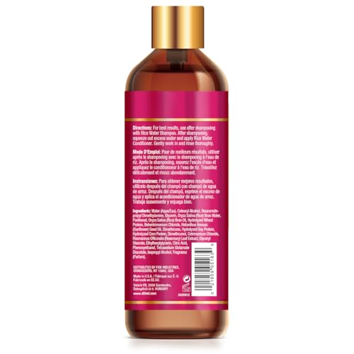 Difeel Rice Water Conditioner 12 oz. Strengthening, Sulfate Free Natural Hair Conditioner