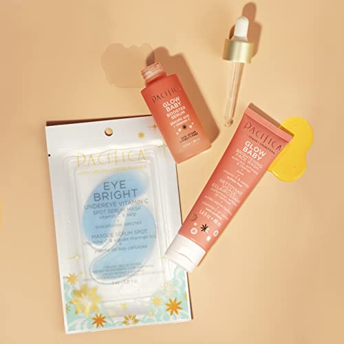 Pacifica Beauty | Glow Baby Vitamin C Trial + Value Kit | 3-Piece Skin Care Gift Set & Beauty, Wanderlust Spray Perfume Trial Set, Island Vanilla, 5 Scents, Fragrance Sampler