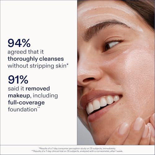 Skinfix Ceramide + Ectoin Gentle Gel Cleanser Mini - 1.5 oz - Removes Makeup & SPF - Cleanses & Hydrates Skin - Vegan, Cruelty Free