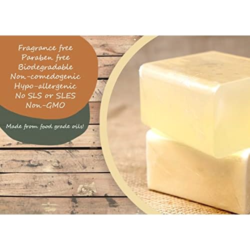 Saint Terra - Cocoa Butter Melt and Pour Soap Base, 2 Pounds