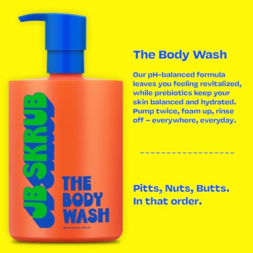 JB SKRUB Foaming Acne Face Wash and Citrus Scented Boys Body Wash Gift Set - Teen,Tween and Kid Skincare Duo - Fight Acne, Conquer Adolescent Funk with Confidence