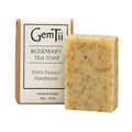 Rosemary & Tea Soap Bar | Premium Cold Processed | Handcrafted | Natural Ingredients | Made in USA | Gentle Nourishing Face & Body Bar