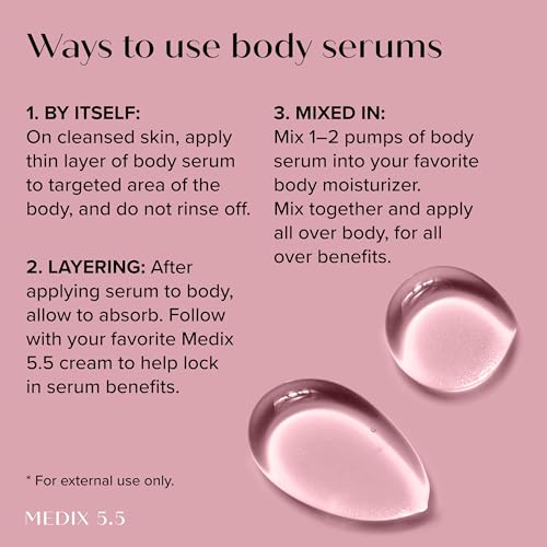 MEDIX 3% Concentrated Hyaluronic Acid Hydrating Gel Body Booster Dry Skin Moisturizer, Anti Aging Skin Care Booster For Restoring Skin Barrier, Wrinkles, Age Spots, & Fine Lines, 1.7 Fl Oz