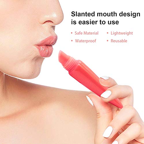 Rolybag 22 Packs Empty Lip Gloss Tubes Containers(10ml),Travel empty bottle,Refillable Soft Cosmetic Squeeze Tubes For Women & Girls DIY Lip Gloss Cosmetics