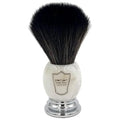Parker Ultra Soft Synthetic Shaving Brush with Marbled Handle & Stand ? 22mm Knot, Vegan, Fast-Drying, Cruelty-Free, Barbershop Quality, Gentle on Sensitive Skin, Builds Rich Cream & Soap Lather