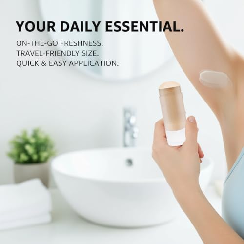 50 Pcs Empty Deodorant Containers Twist up Filling Stick Plastic Refillable Deodorant Holder Balm Tubes for Homemade Lipstick Sunscreen Balm Lotion(60ml)