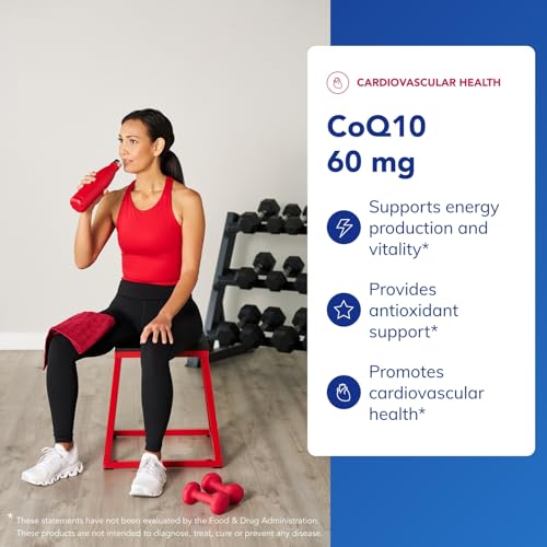 Pure Encapsulations CoQ10 60 mg | Coenzyme Q10 Supplement for Energy, Antioxidants, Brain and Cellular Health, Cognition, and Cardiovascular Support* | 60 Capsules