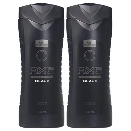 Axe Black Body Wash, 16 Ounce (Pack of 2)