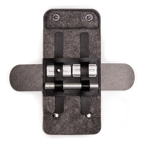 Henson Shaving The Razor Case - Vegan Leather and Merino Wool