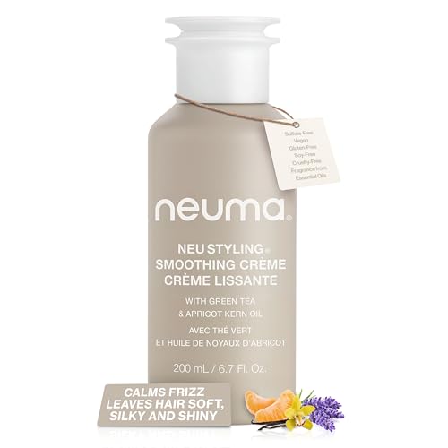 Neuma Neu Styling Smoothing Cr?me 6.7 Fl. Oz. Anti-Frizz Styling Cream with Lavender, Mandarin & Vanilla Scent, Hair Smoothing Cream