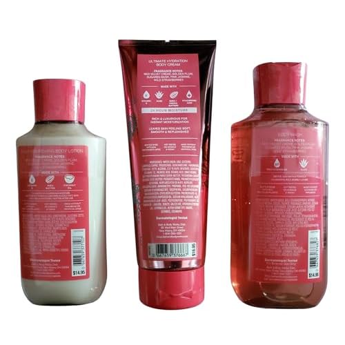 Bundle Pack Bath Body Works VELVET SUGAR Body Lotion, Body Cream & Shower Gel TRIO Pack