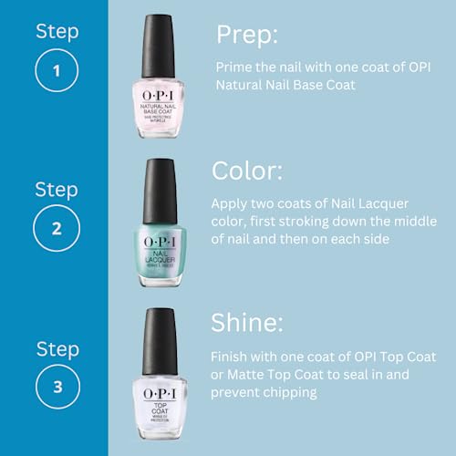 OPI Nail Lacquer Classic Nail Polish Colors | Blue & Green Shades | Cr?me, Shimmer, and Glitter Chip Resistant Nail-Polish | Fast Drying, Streak-free Formula | 0.5 Fl Oz