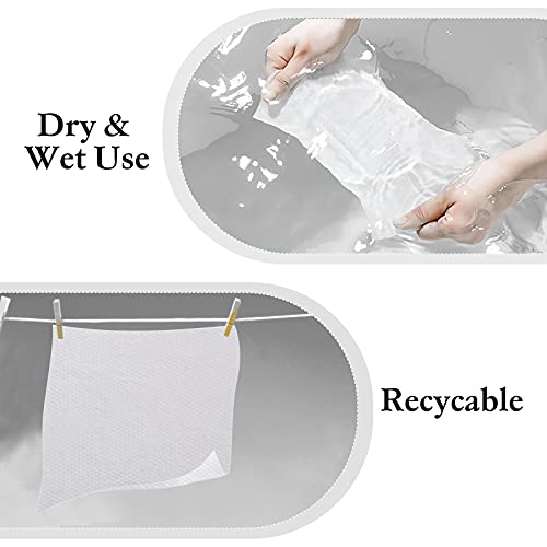Disposable Face Towel Cloth for Washing, Thicker Disposable Face Cleaning Towelettes for Women Soft Towel for Cleanser Office Travel Makeup Remove