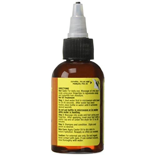 Jamaican Mango & Lime Black Castor Oil Original ? Strength & Shine ? Lightweight Hair & Scalp Oil for Locs, Braids, Twists & Natural Hair ? (2 fl oz, Pack of 1)
