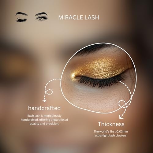 DIY False Eyelashes, Lash Clusters, Lengthening Wisps 9mm-16mm Contact Lens Friendly, Easy to Apply, Reusable Strip Lashes (E5-280, 12mm) Thickness 0.03mm Lash Clusters