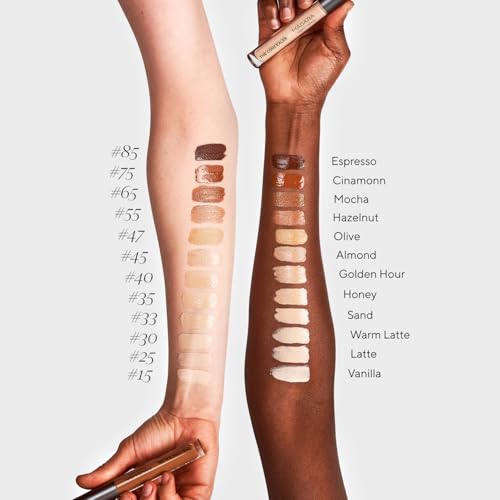 MADARA Under Eye Colour Concealer ? Luminous Perfecting Concealer for Dark Circles & blemishes 35 HONEY ? 4ml, Dewy finish, Great for contouring, With hyaluronic acid, Vegan, COSMOS Natural Certified