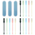 15 Pcs 2 in 1 Nose Hair Razor,Manual Nose Hair Cutter for Women,Portable 360¡Æ Rotating Manual Noses Hairs Trimmer for Women,Double Sided Nasal Hairs Cutters for Men with Cleaning Brush