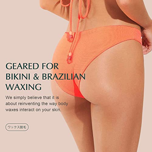 KOTAMU Waxing Kit Pink Digital for Women Men At-Home Hair Removal with 1LB Coarse Hair Formula Blue Wax Beads, Target at Bikini, Brazilian, Face, Underarms, Chest