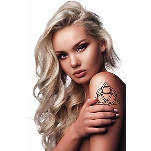 Witchy Knot Tattoo 6 Sheets Temporary Tattoos Knot Temporary tattoo Neck Arm Chest for Women Men Adults
