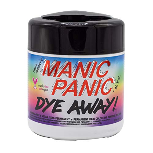 MANIC PANIC Dye Away Hair Dye Remover Wipes - Ammonia-Free Hair Color Remover Wipes for Adults - Removes Semi-Permanent & Permanent Color from Skin - Vegan & Cruelty-Free (50 Count)