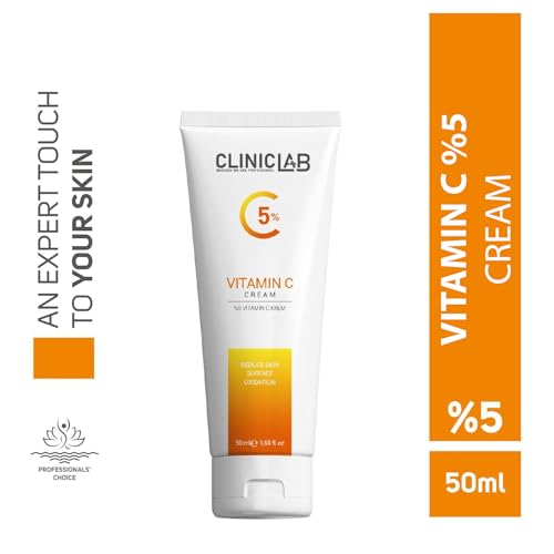5% Vitamin C & Glow Cream - Skin Brightening & Dark Spot Face Cream for Women and Men (1.69fl oz)