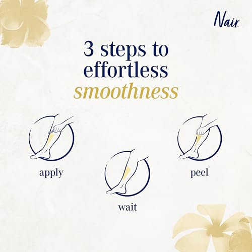 Nair Cire Divine Microwaveable Body Hair Removal Wax Kit (Tahitian Gardenia, 400g/14oz)