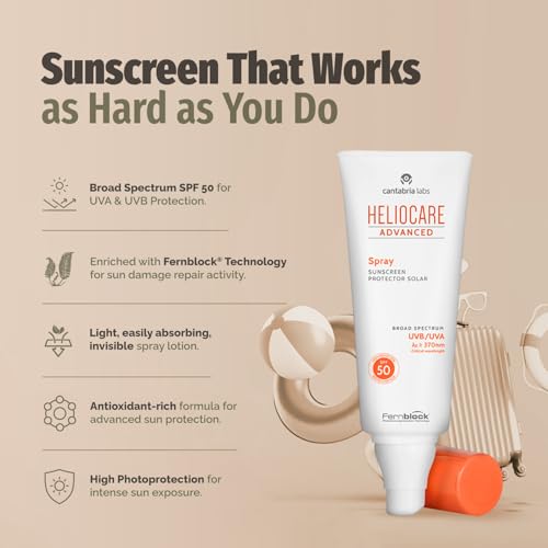 Heliocare Advanced Sun Screen Spray SPF 50 200ml